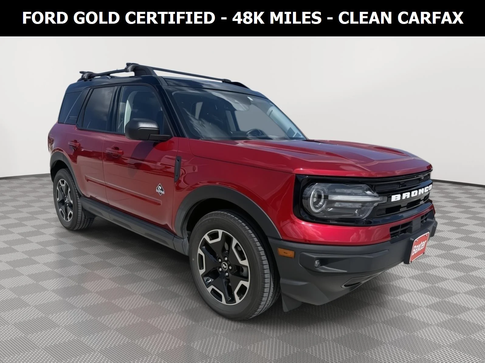 Certified Used 2021 Rapid Red Metallic Tinted Clearcoat Ford Outer Banks image 1