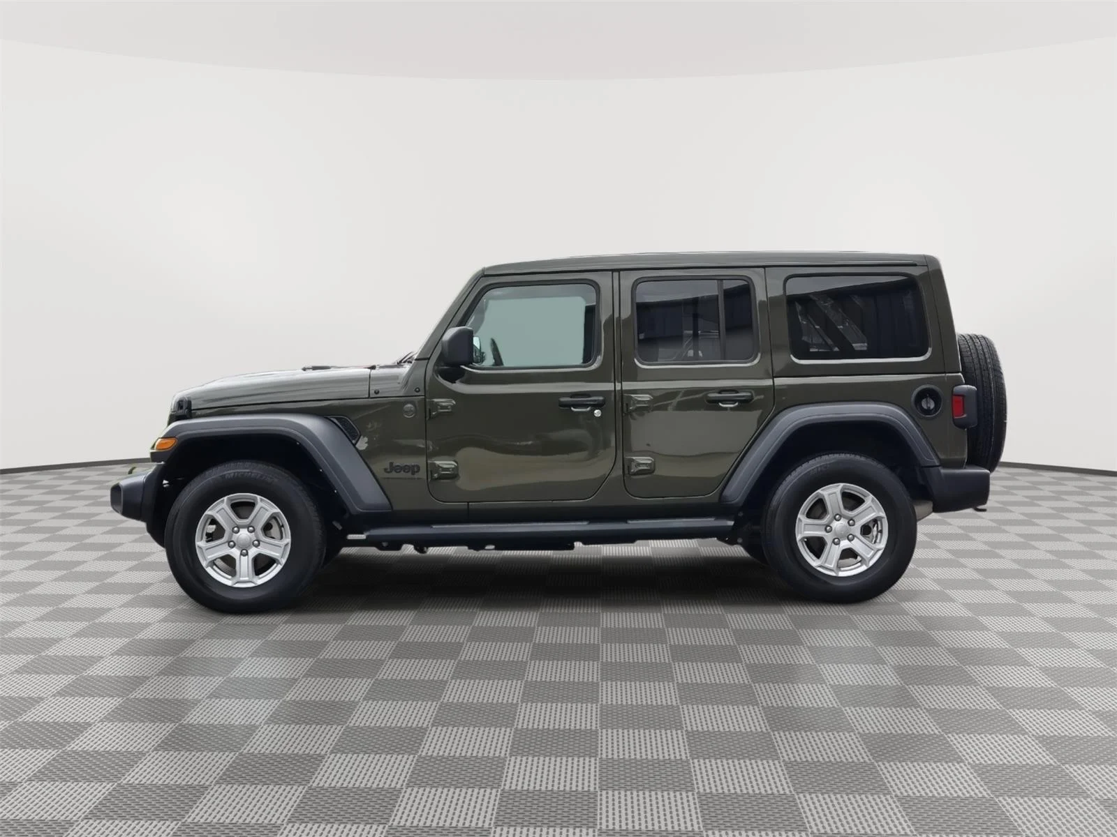 Used 2023 Sarge Green Clearcoat Jeep Sport S image 7