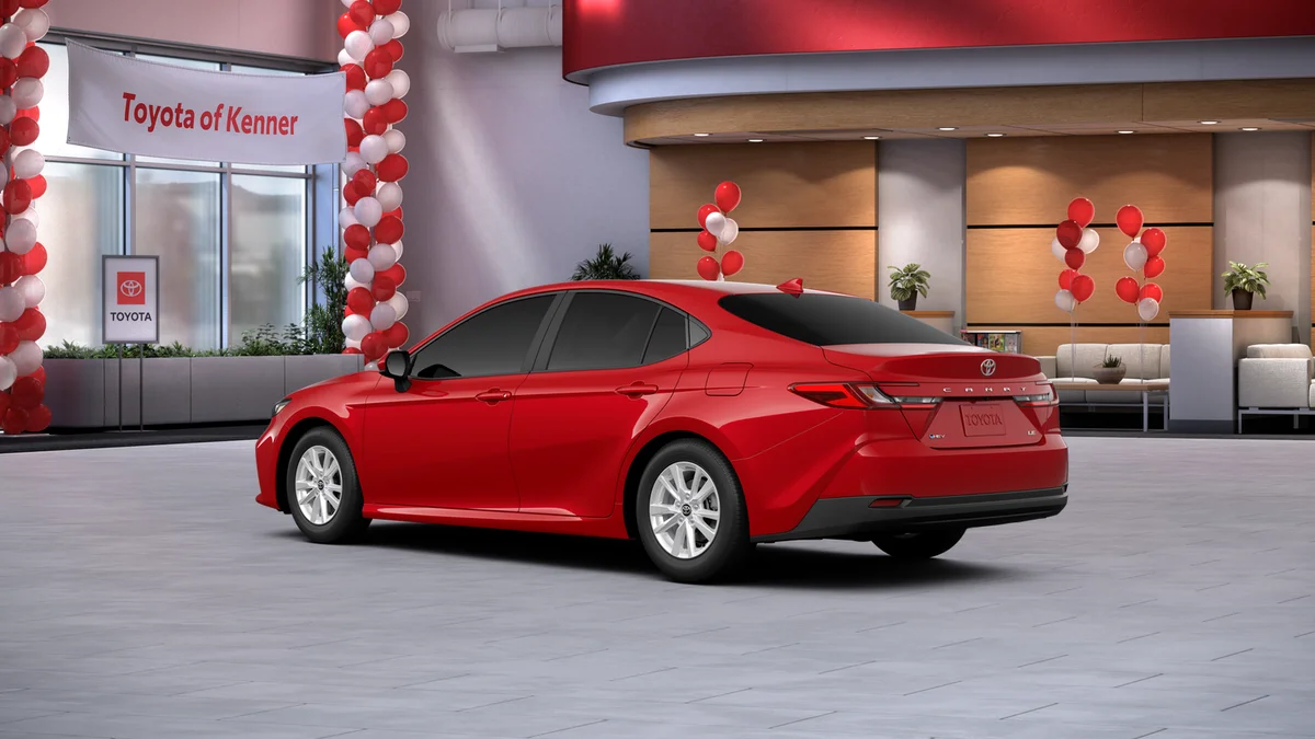 New 2026 Supersonic Red Toyota LE image 6