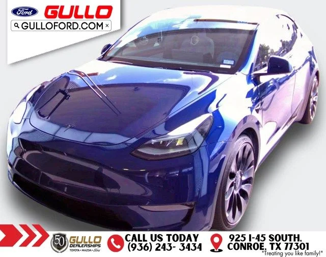 Used 2022 Blue Tesla Performance image 8