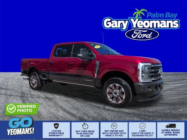 Certified Used 2024 Rapid Red Metallic Tinted Clearcoat Ford King Ranch image 1