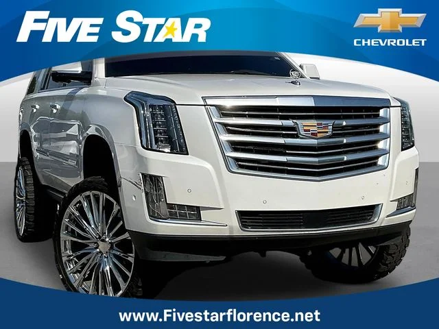 Used 2019 White Cadillac Platinum Edition image 1