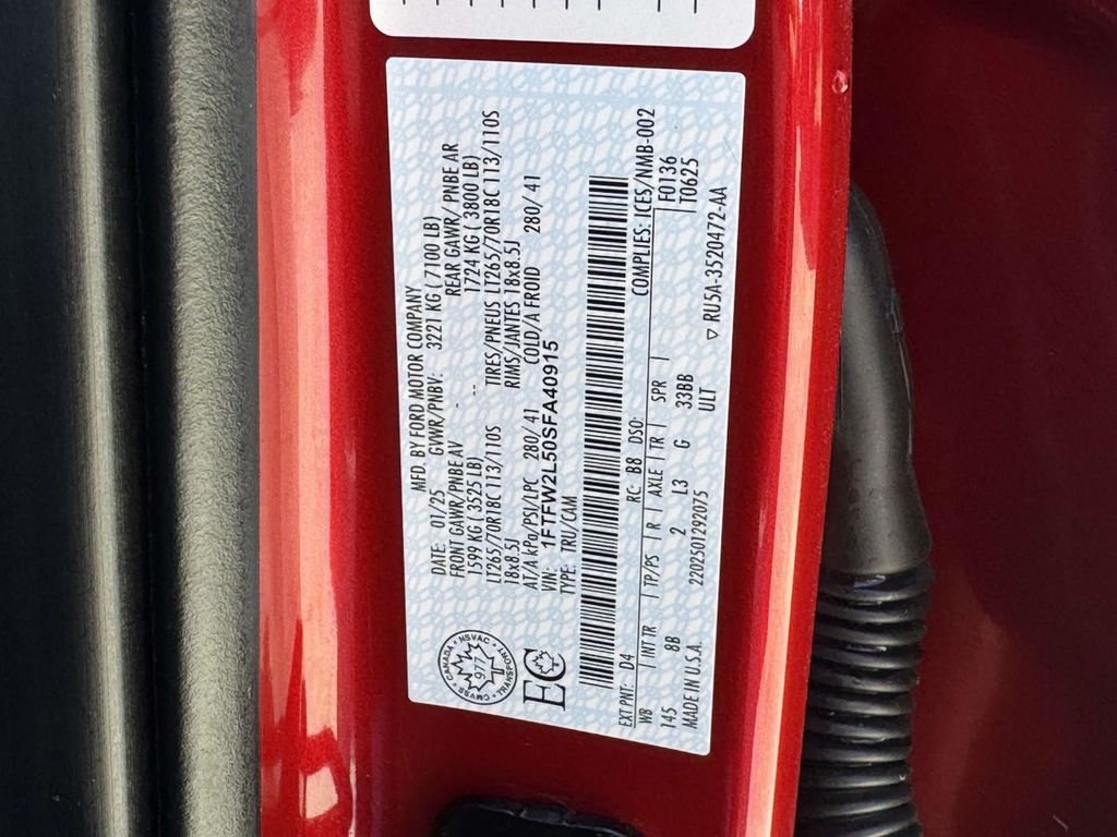 Used 2025 Red Ford STX image 26