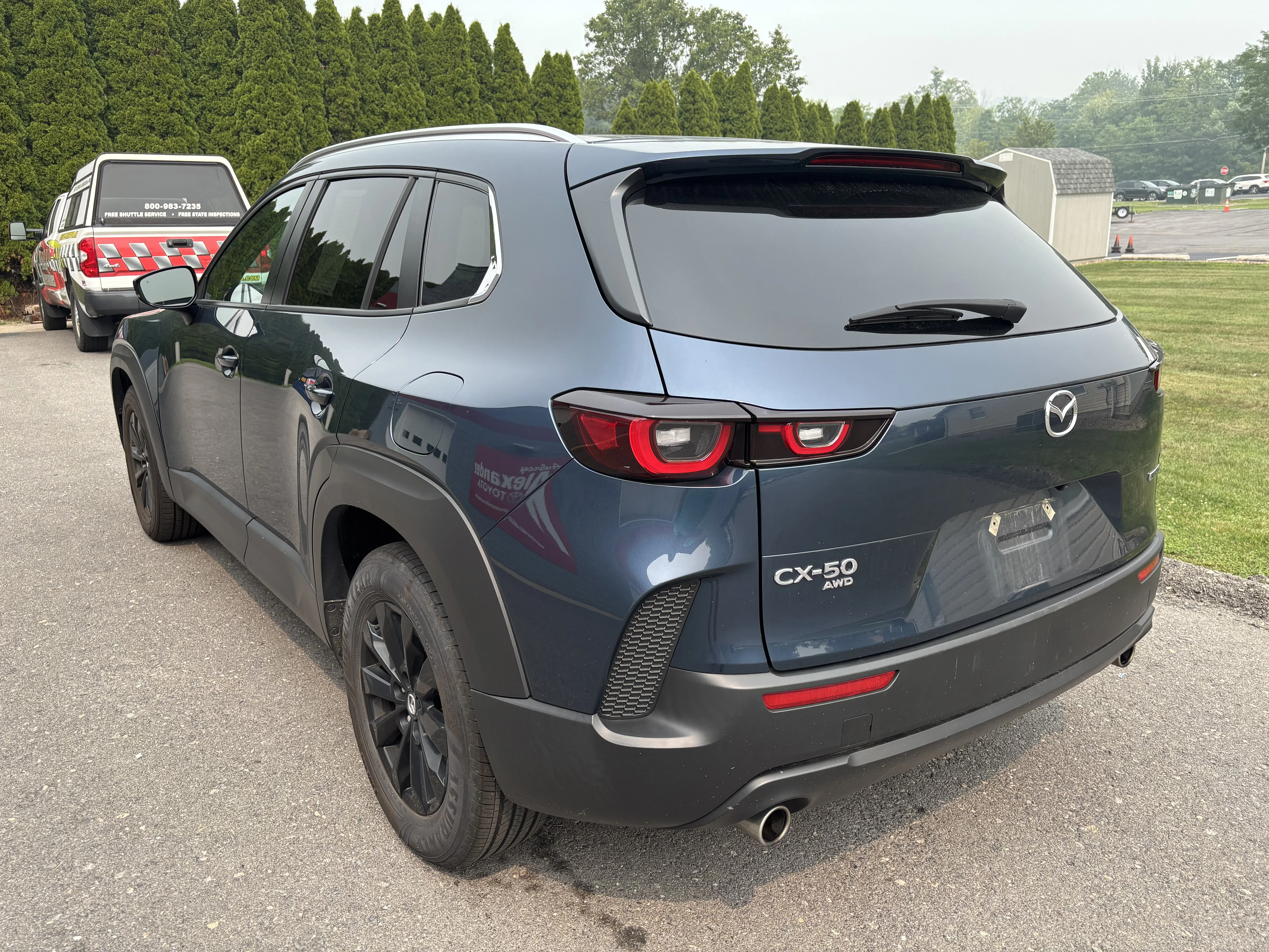 Used 2025 Ingot Blue Metallic Mazda 2.5 S Preferred Package image 6