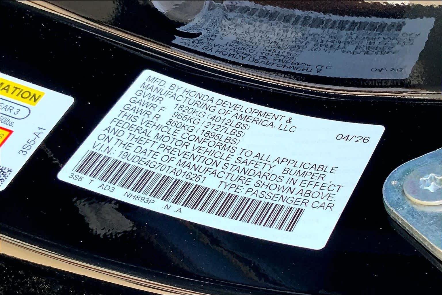 New 2026 Majestic Black Pearl Acura w/A-Spec Technology Package image 21