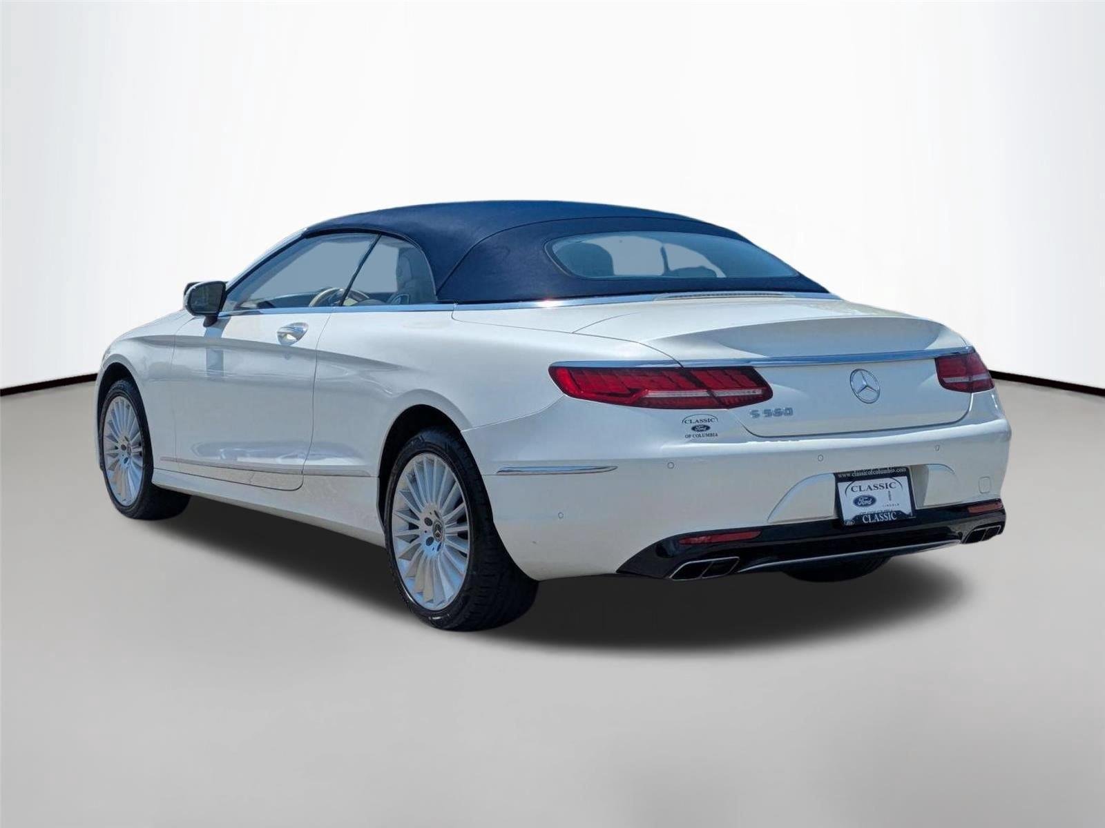 Used 2018 designo Diamond White Metallic Mercedes-Benz S 560 image 7