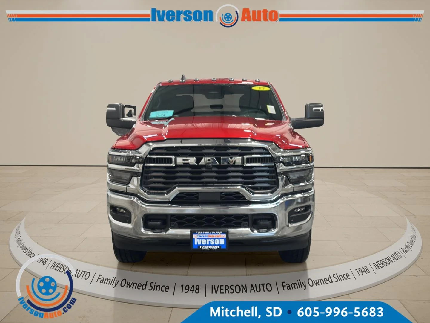 New 2027 Molten Red Pearl-Coat Exterior Paint RAM Tradesman image 2