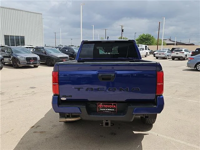 Used 2024 Blue Crush Metallic Toyota SR5 4x4 Double Cab 5 ft. box image 3