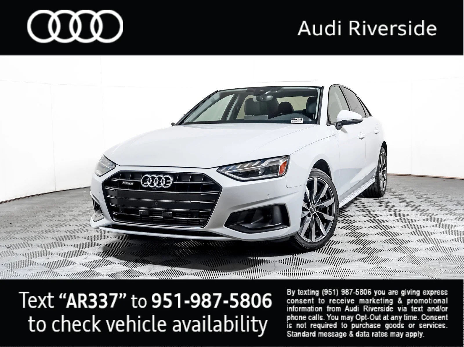 Used 2023 Glacier White Metallic Audi Premium Plus image 1