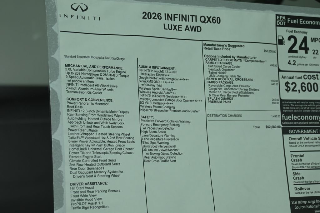 2026 INFINITI QX60 LUXE - Photo 31