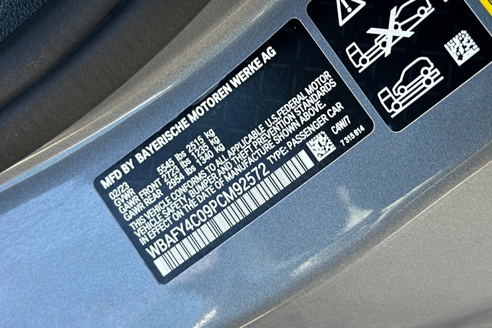 Used 2023 Skyscraper Grey Metallic BMW M850i xDrive image 26