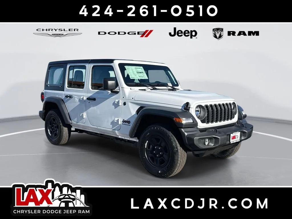 New 2026 White Jeep Sport image 1