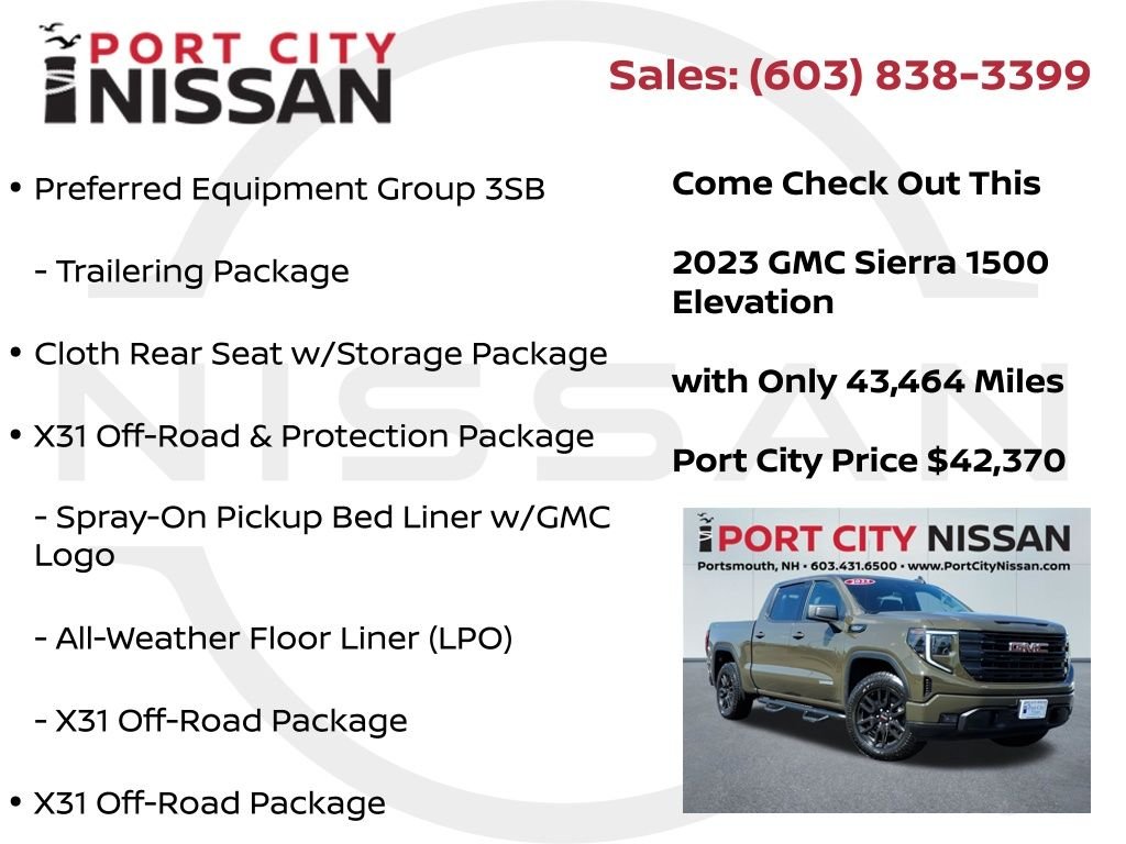 Used 2023 Deep Bronze Metallic GMC Elevation X31 OFF ROAD W/5.3L V8 image 33