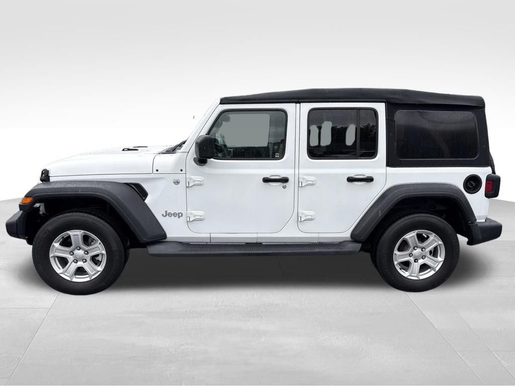 Used 2019 White Jeep Unlimited Sport image 2