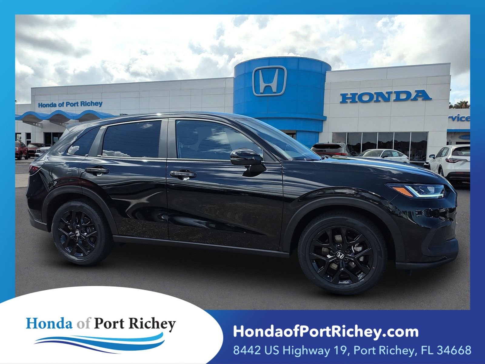 Certified Used 2024 Crystal Black Pearl Honda Sport image 1