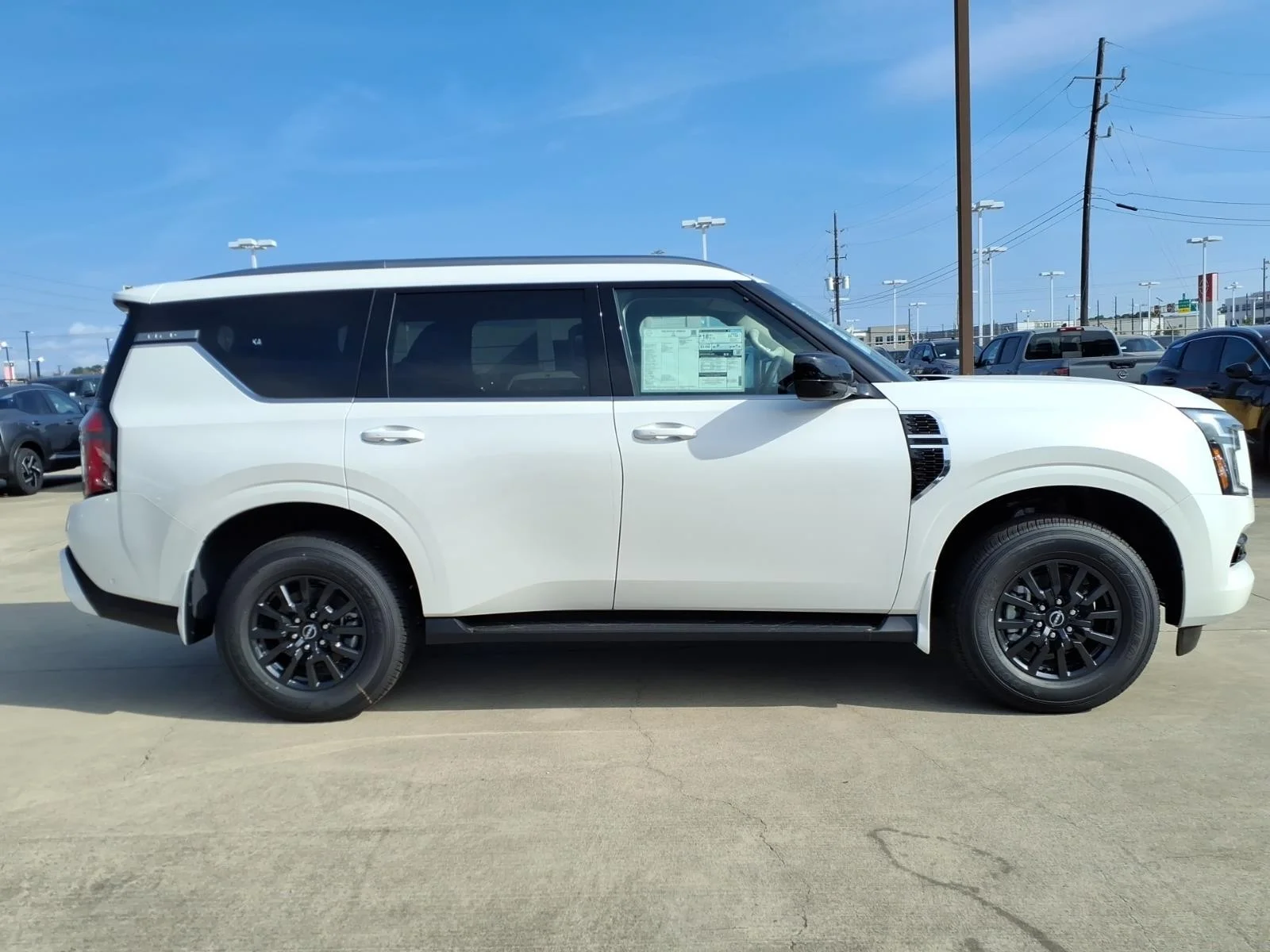 2026 Nissan Armada SV White at Robbins Nissan