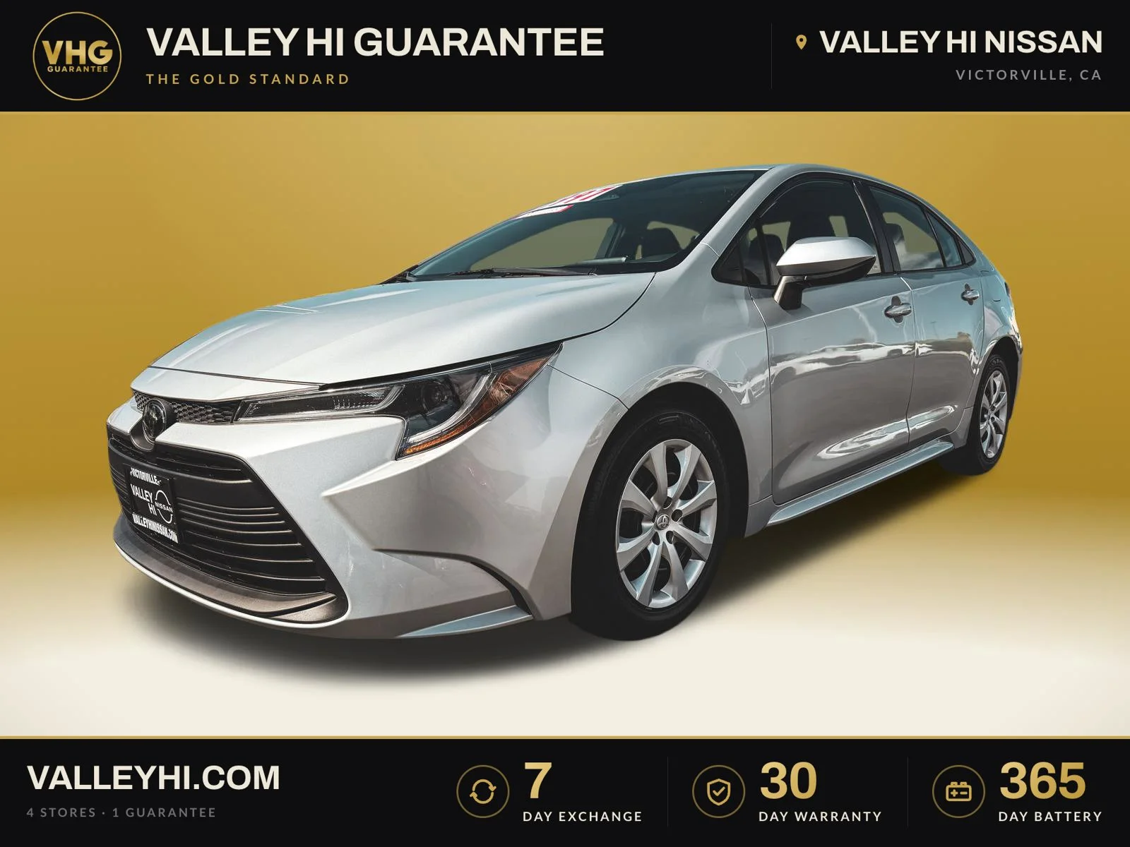 Used 2024 Silver Toyota LE image 3