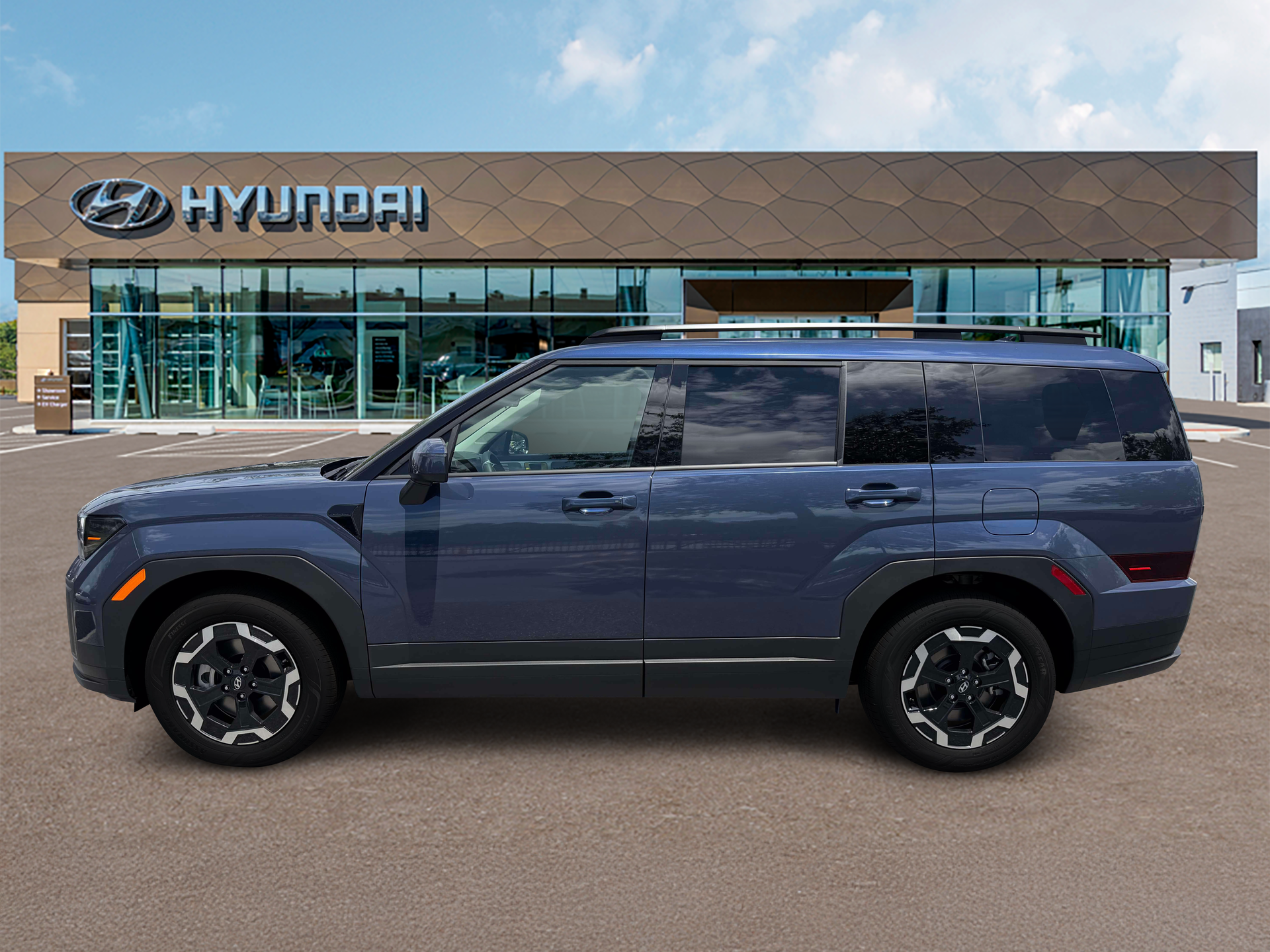 New 2027 Atlantis Blue Hyundai SEL AWD image 3