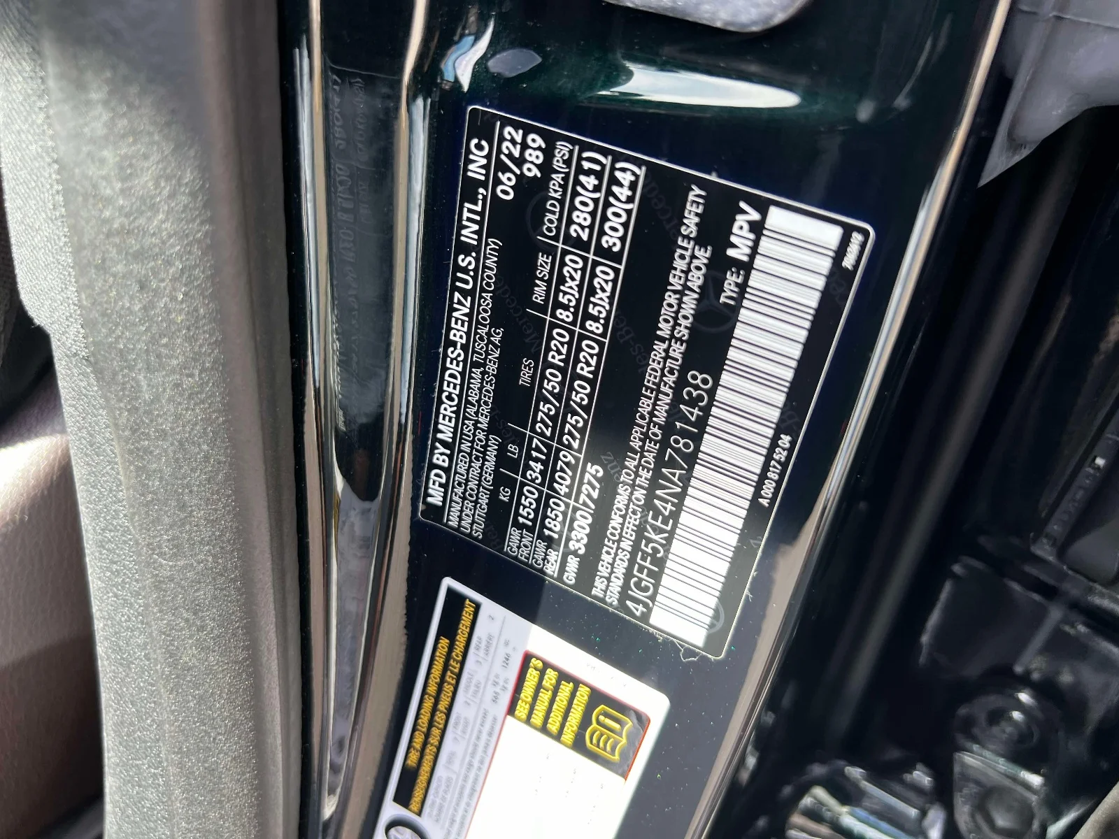 Certified Used 2022 Emerald Green Metallic Mercedes-Benz GLS 450 image 21