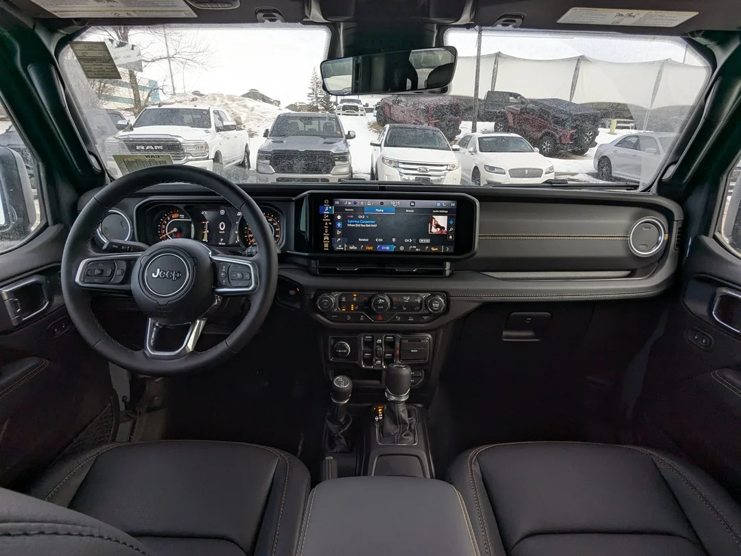 New 2026 Dark blue Jeep Sahara - - 4x4 - McKinley Leather - Body-Color Top - Alpine Audio - Technology Group & More! image 25