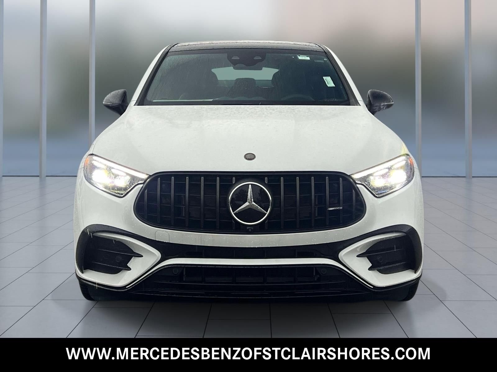 New 2027 MANUFAKTUR Moonlight White Metallic Mercedes-Benz AMG® GLC 53 4MATIC+ Coupe image 9