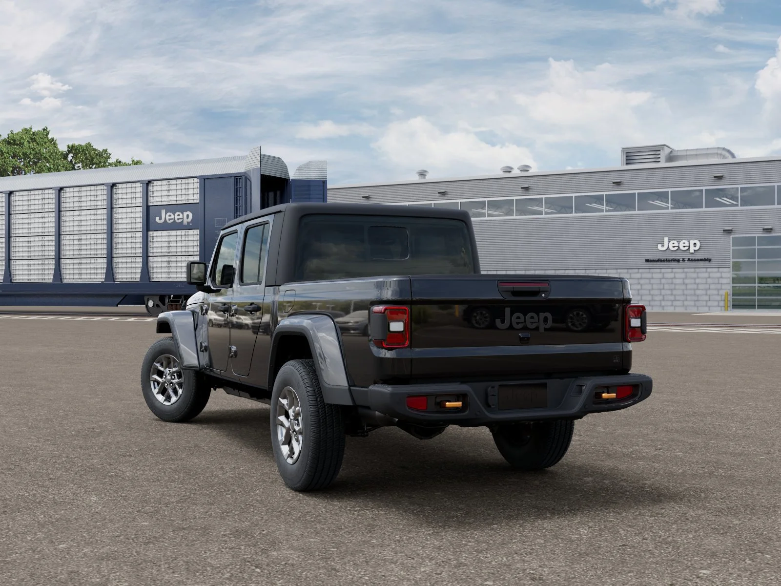 New 2026 Black Clear-Coat Exterior Paint Jeep 85th Anniversary Edition image 3