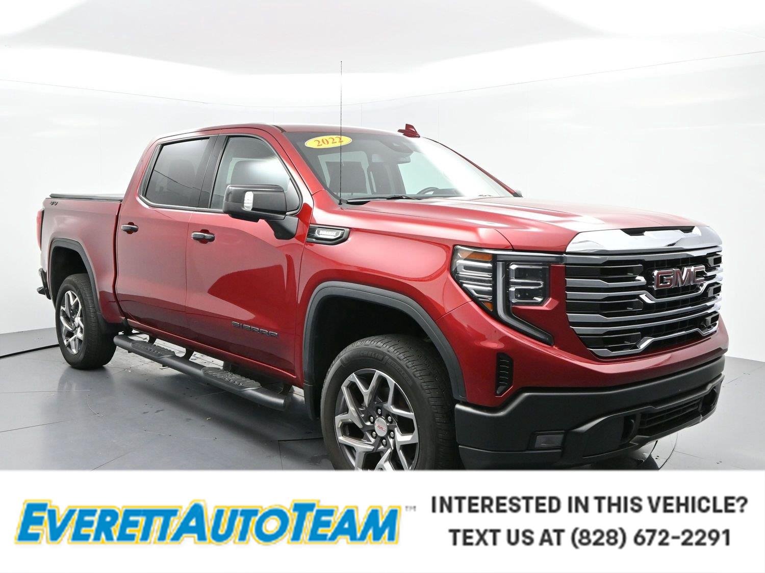 Used 2022 CAYENNE RED TINTCOAT GMC SLT image 1