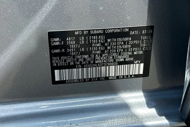 New 2026 ICE SILVER METALLIC Subaru Limited image 24