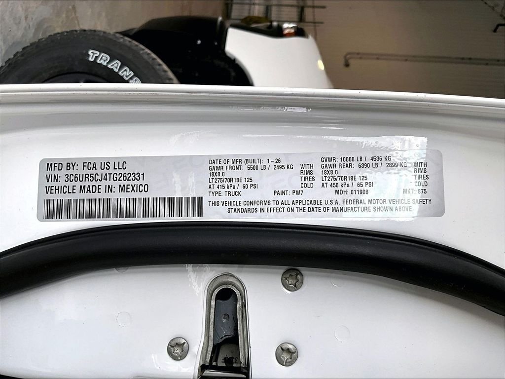 New 2026 Bright White Clearcoat Ram Tradesman image 17