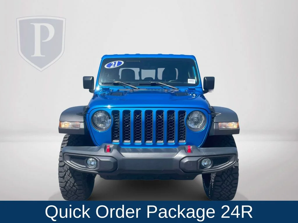 Certified Used 2021 Blue Jeep Rubicon image 3