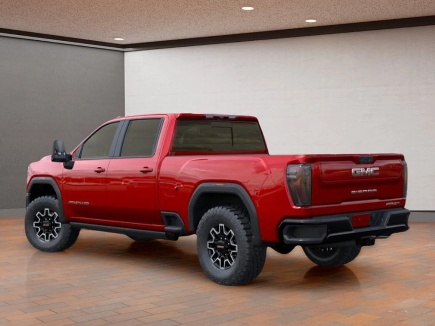 Used 2026 Red GMC Crew Cab Standard Box 4-Wheel Drive AT4X image 3