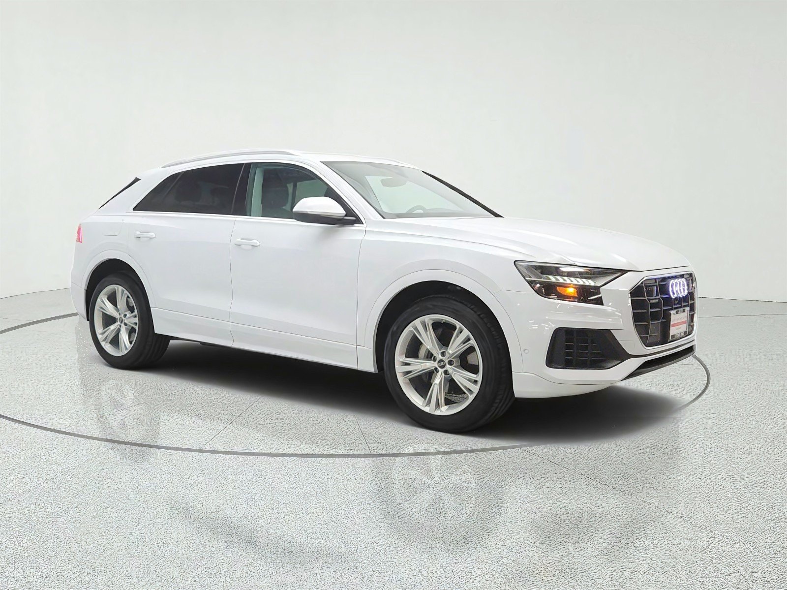 Used 2023 Glacier White Metallic Audi Premium image 3