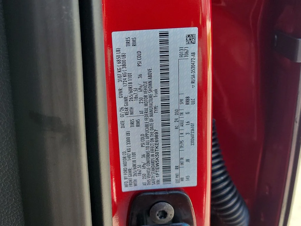 New 2026 Ruby Red Metallic Tinted Clearcoat Ford Lariat® image 26