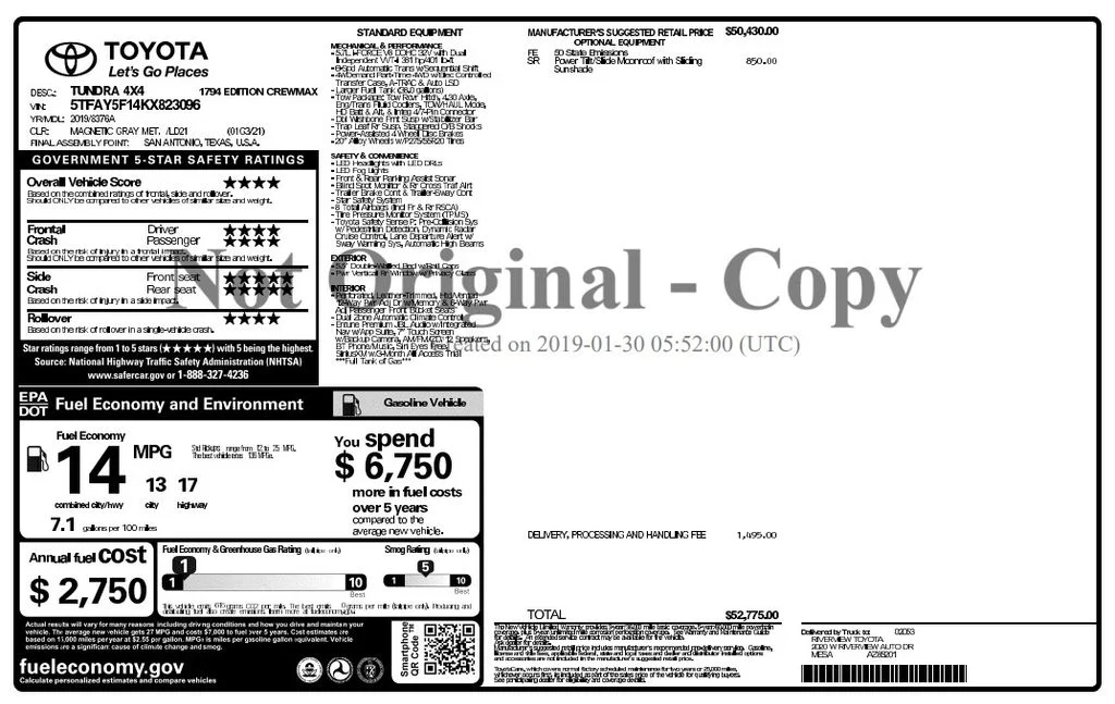 Used 2019 Gray Toyota 1794 image 4