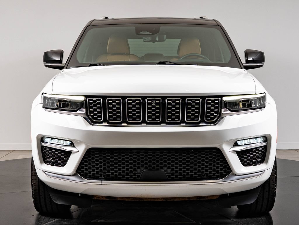 Used 2022 Bright White Clearcoat Jeep Summit Reserve 4xe image 2