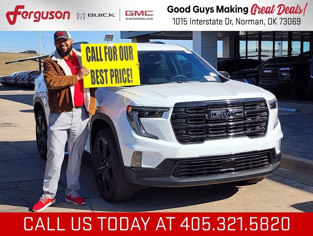 Summit White 2026 GMC Acadia SUV / Crossover Front-Wheel Drive 8-Speed Automatic