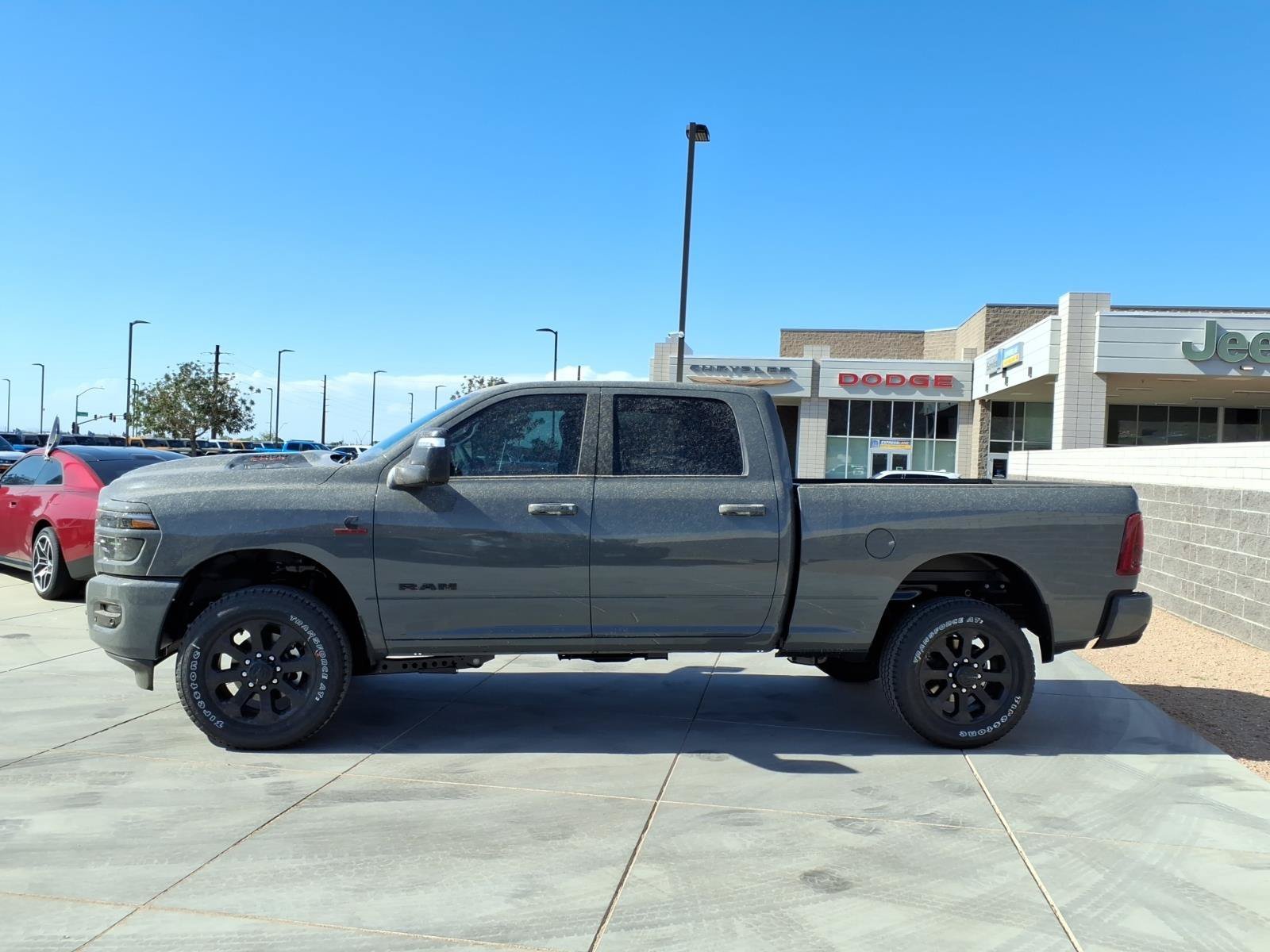New 2026 Ceramic Gray Clear-Coat Exterior Paint RAM Laramie image 3