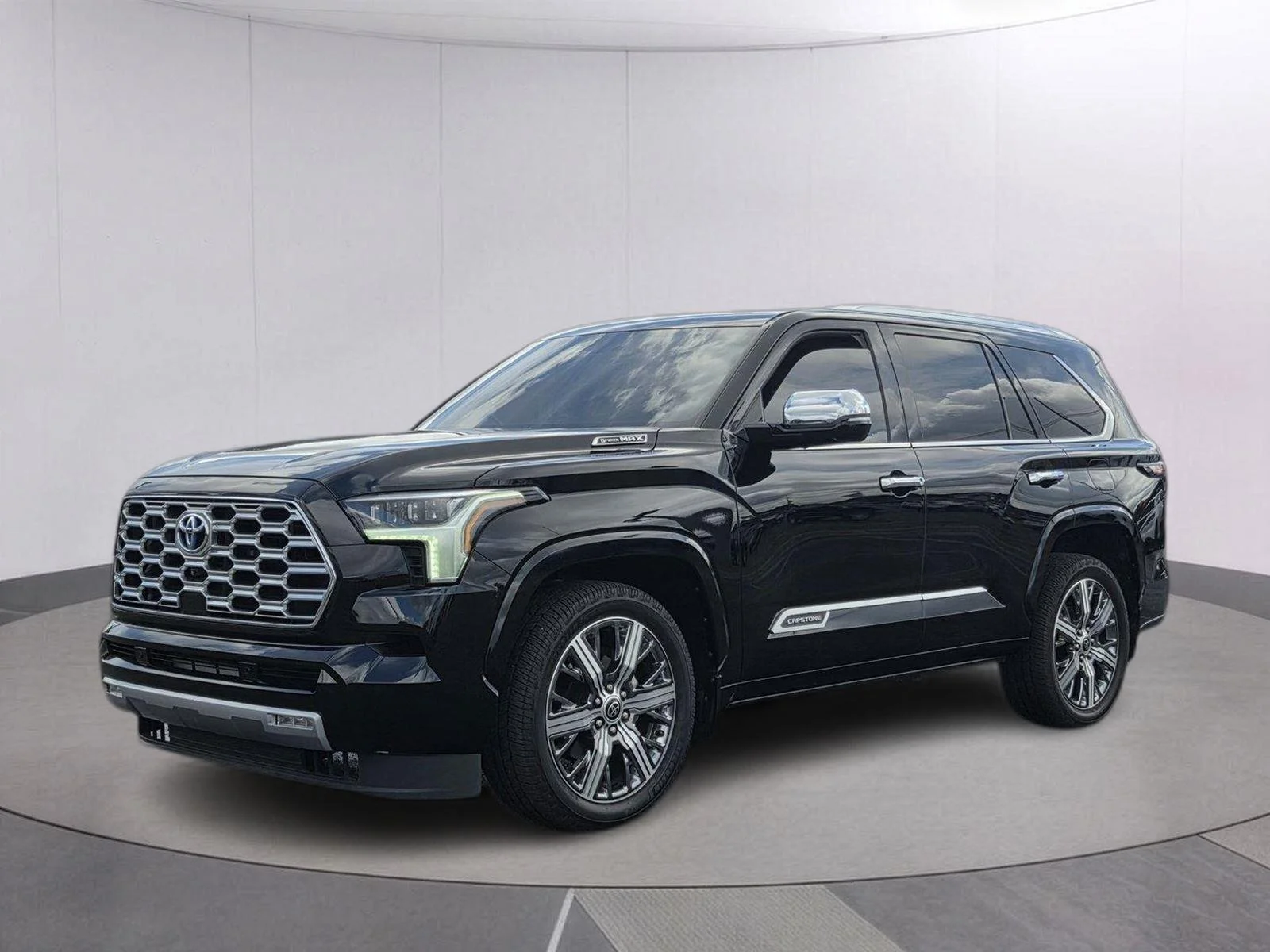 Used 2023 Midnight Black Metallic Toyota Capstone image 1
