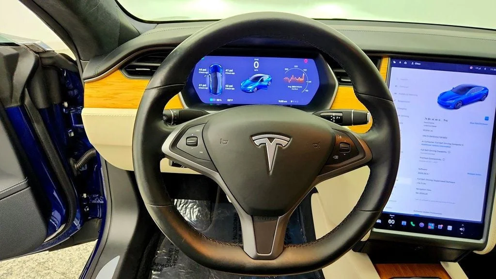 Used 2020 Deep Blue Metallic Tesla AWD Performance w/ Full Self-Driving & 21
