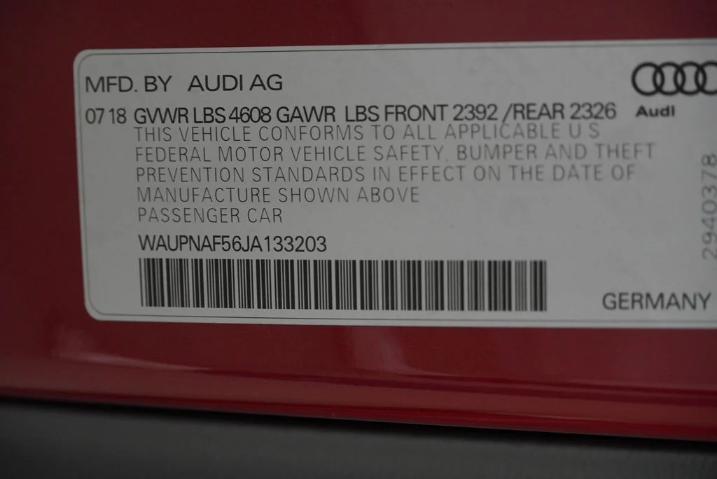 Used 2018 Red Audi 2.0T Premium Plus quattro image 44