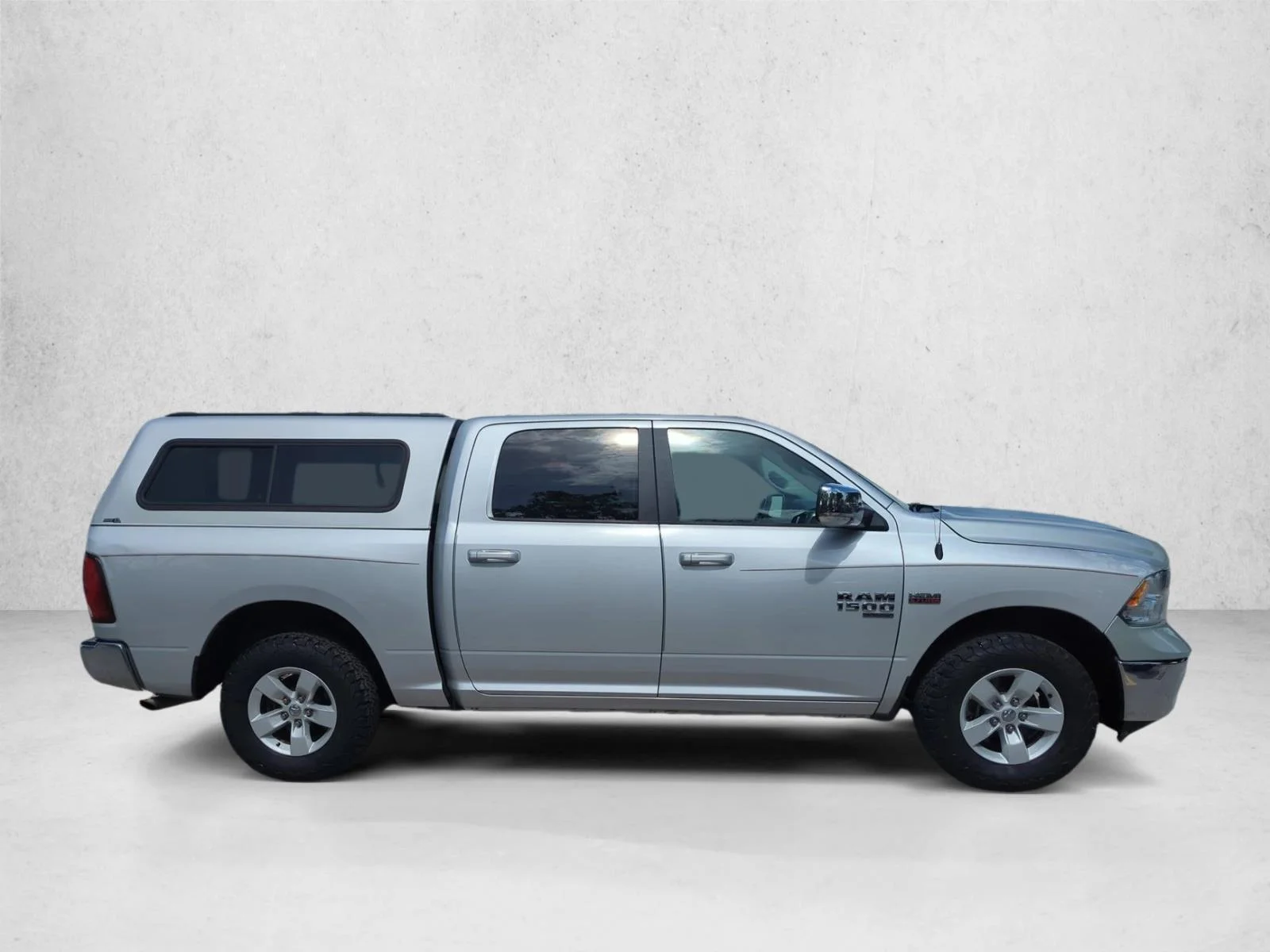 Used 2019 Bright Silver Metallic Clearcoat Ram SLT image 4