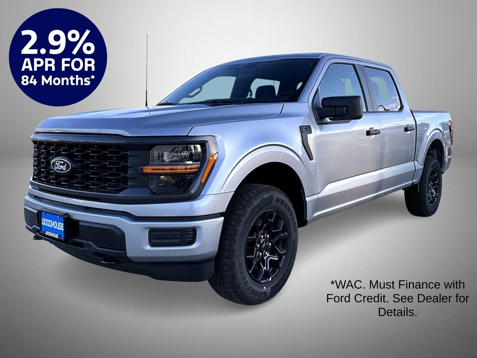 New 2026 Iconic Silver Metallic Ford STX image 1