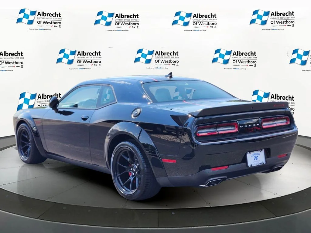 Used 2023 Black Dodge R/T Scat Pack Widebody image 3