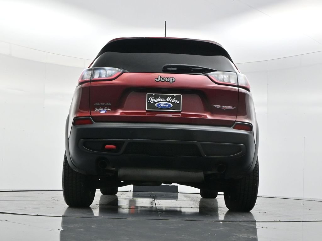 Used 2020 Velvet Red Pearlcoat Jeep Trailhawk image 50