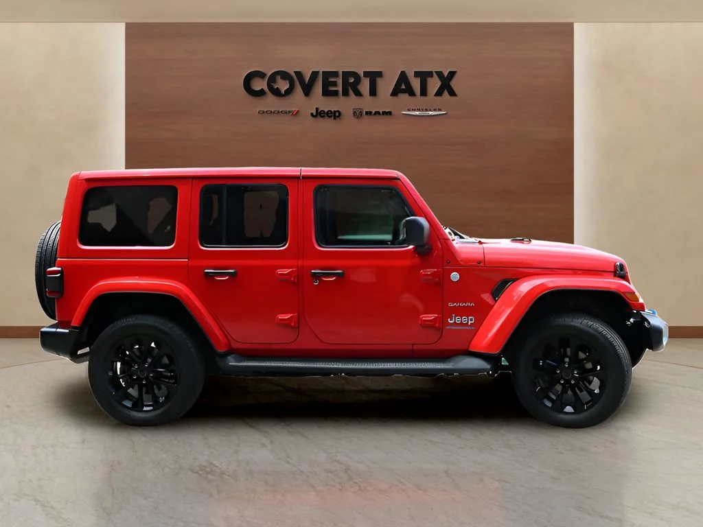 Used 2024 Red Jeep Sahara 4xe image 6