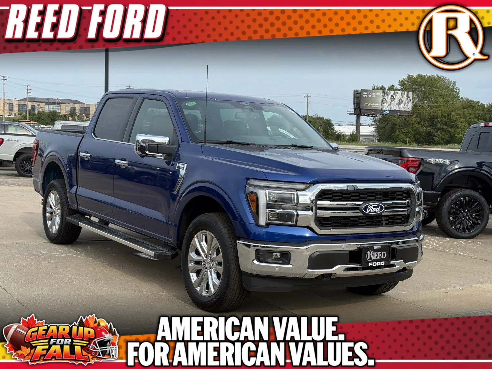 New 2026 Argon Blue Metallic Ford Lariat® image 1