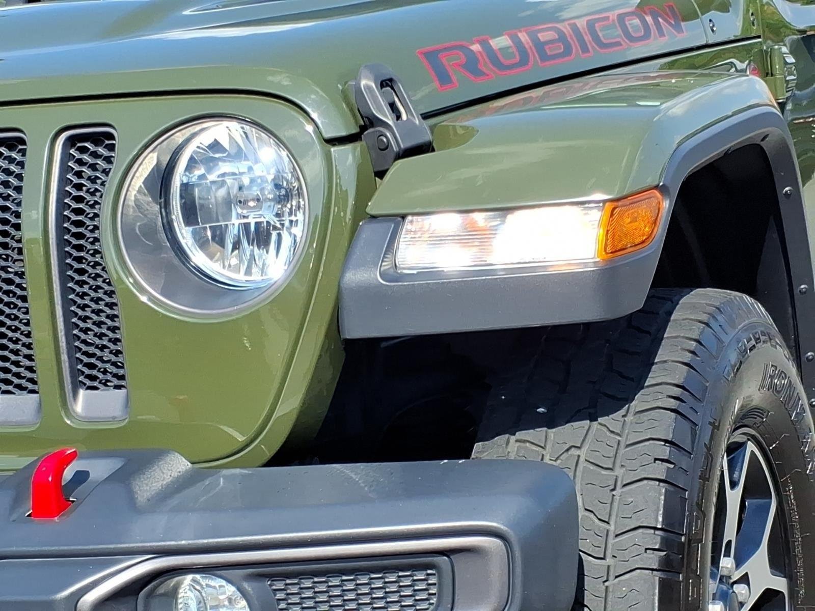 Used 2021 Sarge Green Clearcoat Jeep Unlimited Rubicon image 16