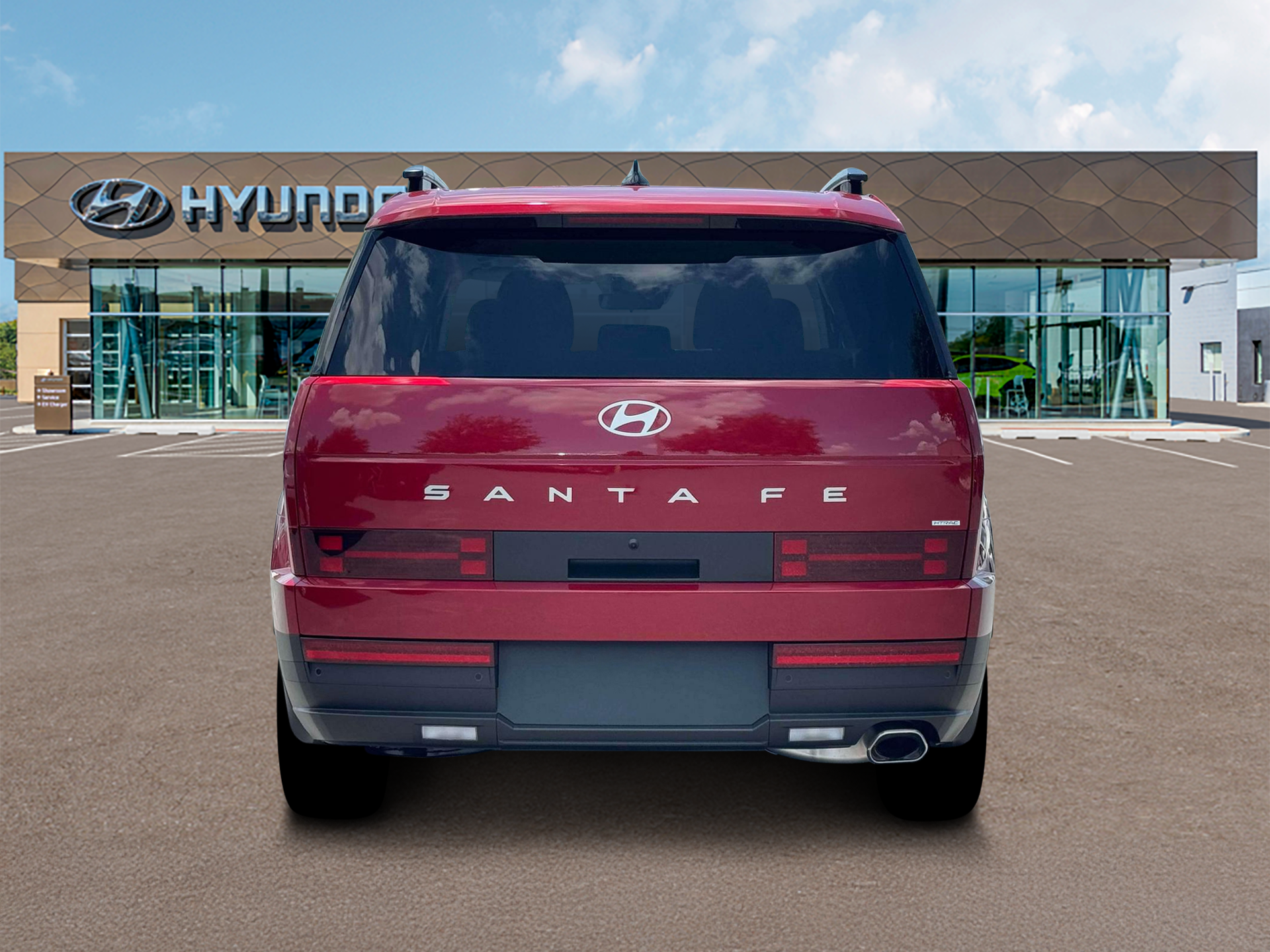 New 2026 Red Hyundai SEL AWD image 6