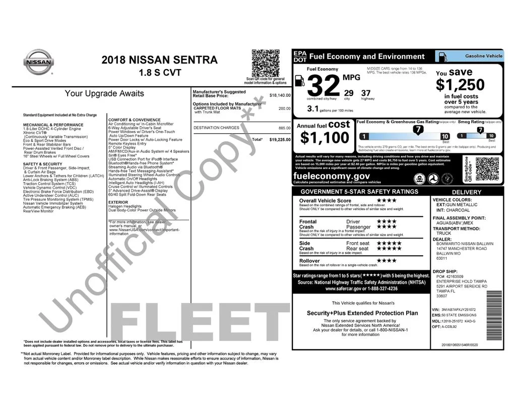 Used 2018 Gray Nissan S image 38
