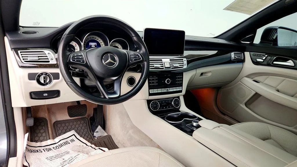 Used 2016 Selenite Grey Metallic Mercedes-Benz 4dr Sedan CLS 400 RWD w/ Premium 2 Pkg & 19